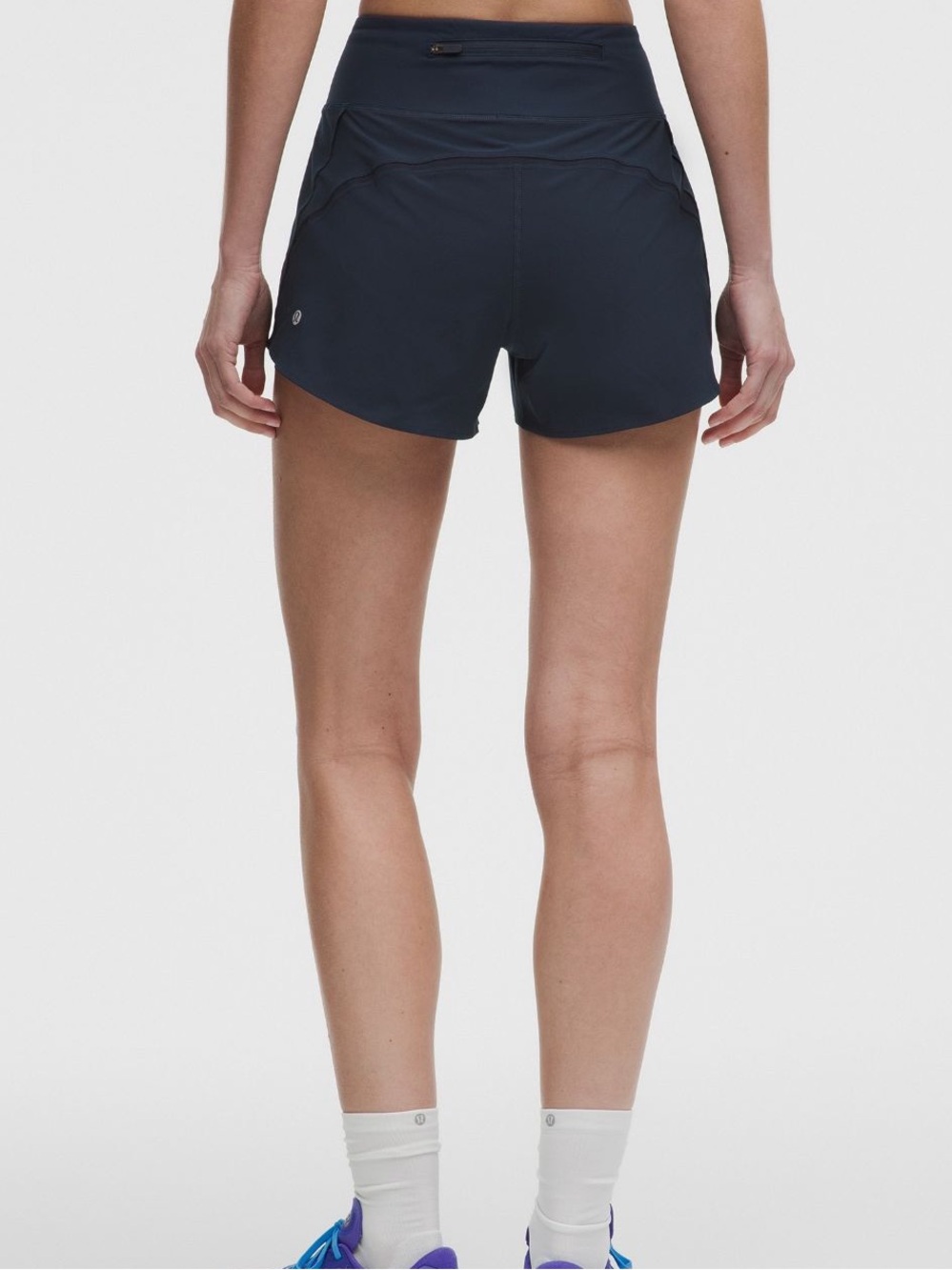 Lululemon Speed Up High Rise Lined Short 4” in Navy - Picture 2 of 8